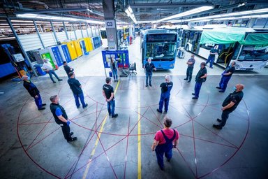 Production in our plants takes place in compliance with hygiene and protective measures against COVID-19.