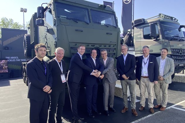 Strategische Partnerschaft für die nächste Generation logistischer Militärfahrzeuge in Belgien: