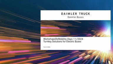 Daimler Buses eMobility Days 2.0 - Workshops