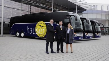 Drei Jubiläen bei treuen Setra-Kunden