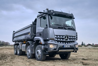 Daimler Nutzfahrzeuge auf der Bauma vom 8. – 14. April 2019 in München