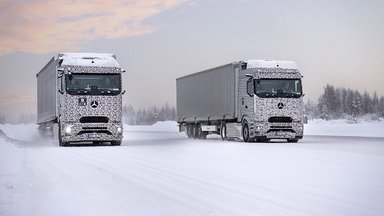 Mercedes-Benz Trucks successfully completes final winter trials in Finland of the eActros 600 prior to start of series production