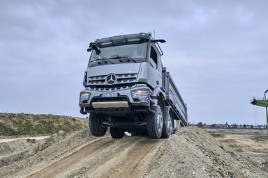 Daimler Nutzfahrzeuge auf der Bauma vom 8. – 14. April 2019 in München