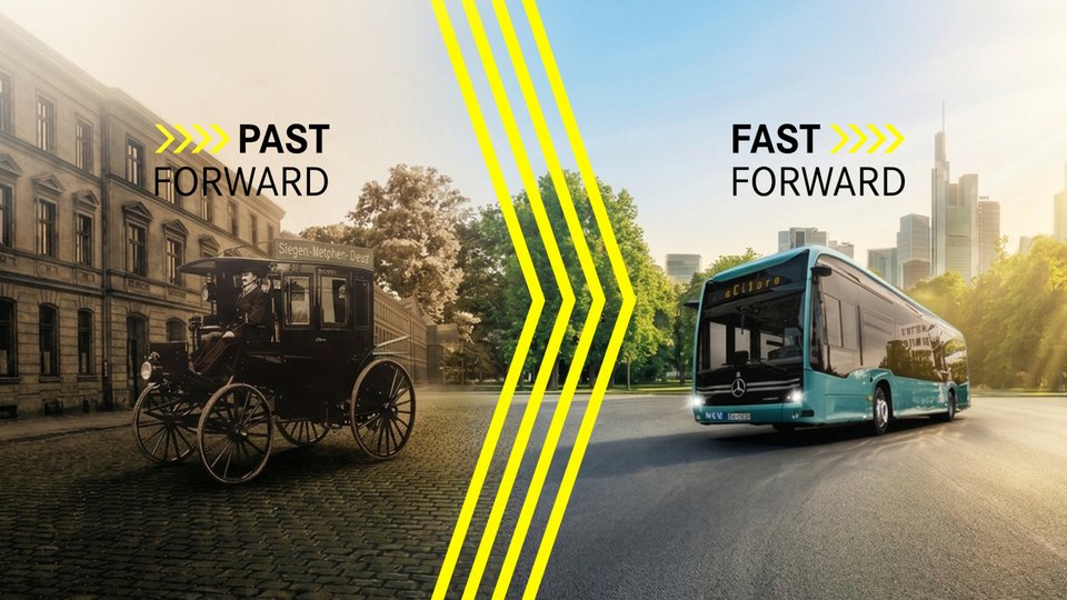 Daimler Truck "Past forward. Fast forward": First bus and eCitaro