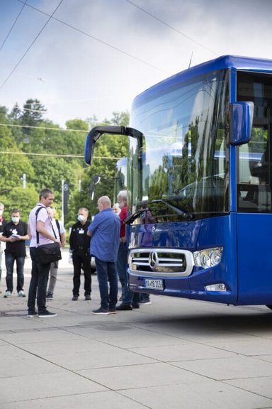 Driving Experience: The new Mercedes-Benz Intouro and Sprinter Minibuses, Ulm/Germany, June 2021