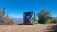 The eActros 600 against the backdrop of the mountains near Niška Banja, Serbia.