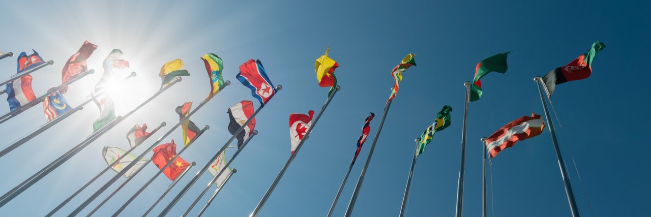 Flags of different Nations