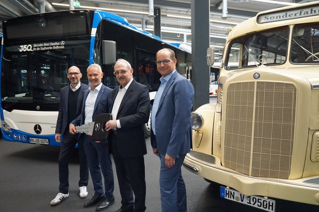 350th Mercedes-Benz city bus delivered to Heilbronn