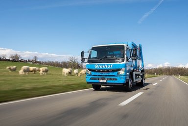 Daimler Truck brand FUSO: eCanter electrifies fleet of Swiss transport and waste disposal company TIT Imhof