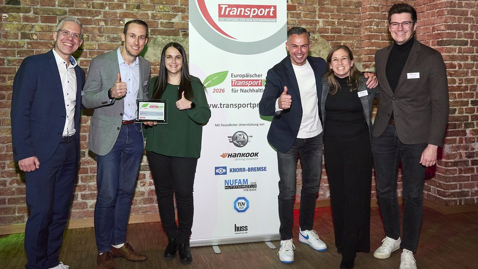 Das Team bei der Preisverleihung in München