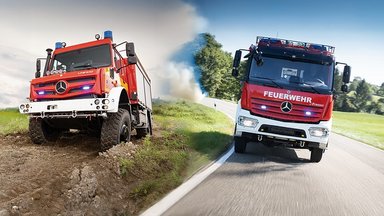 RETTmobil 2025: Mercedes-Benz Special Trucks stellt Unimog TLF 3000 und Atego HLF 10 vor