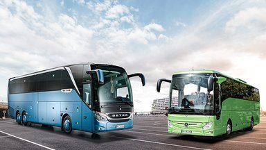 Top-Reisebusse für die beste Liga: Jeder zweite Fußball-Erstligist setzt auf einen Bus von Daimler Buses