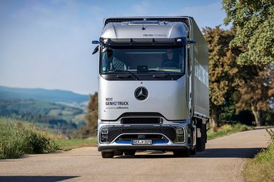 Daimler Truck stellt Mercedes-Benz NextGenH2 Truck vor: Brennstoffzellen-Lkw in Kleinserie für den Kundeneinsatz ab Ende 2026