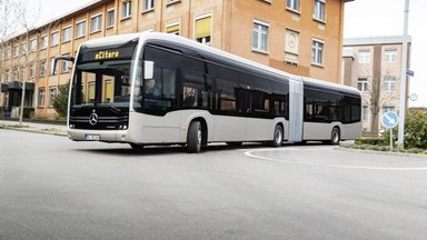 Fully-electric Mercedes-Benz eCitaro G articulated bus complements the electric range from Daimler Buses 
