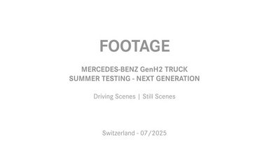 Nächste Generation Brennstoffzellen-Lkw: Entwicklungsfahrzeuge überzeugen auch bei hochsommerlichen Temperaturen in den Alpen