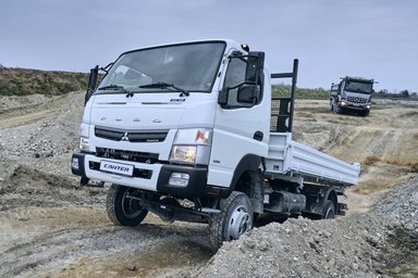 Daimler Nutzfahrzeuge auf der Bauma vom 8. – 14. April 2019 in München