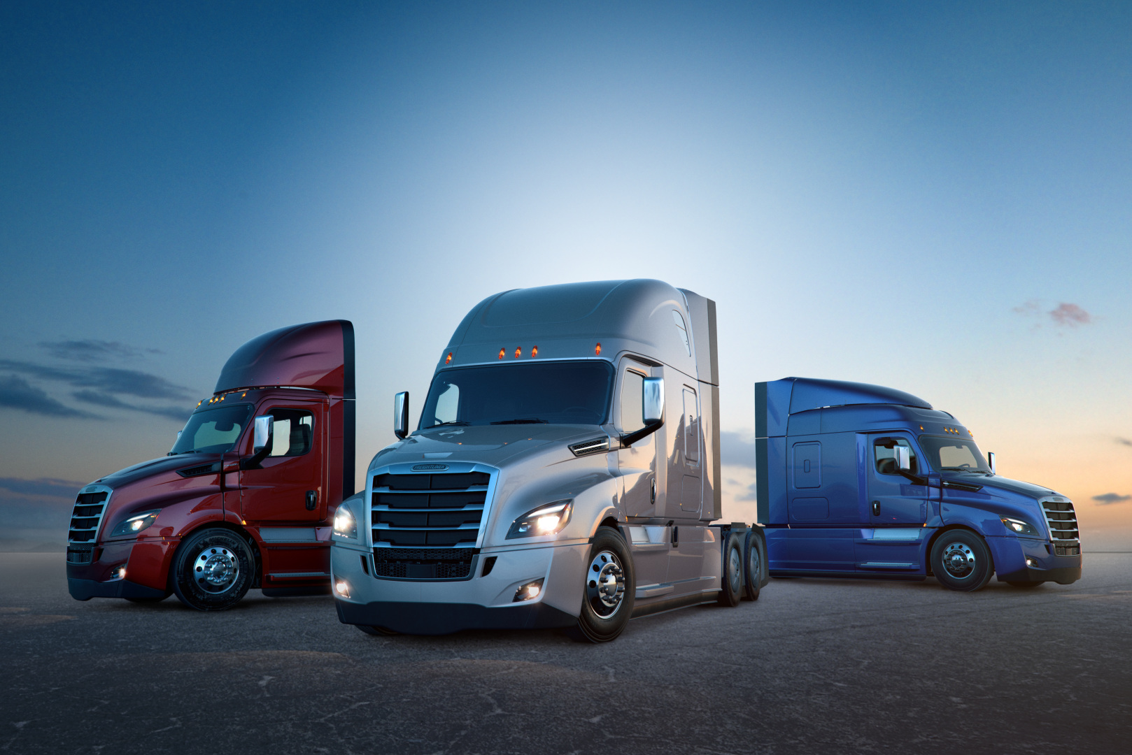 Der Freightliner New Cascadia ist das Flaggschiff von Freightliner im Class 6-8 Segment in den USA. Startschuss: Daimler feiert Auftakt der North American Commercial Vehicle Show in Atlanta