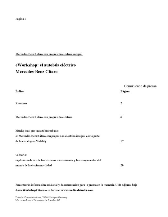 SPANISH: Mercedes-Benz Citaro con propulsión eléctrica integral: eWorkshop: el autobús eléctrico