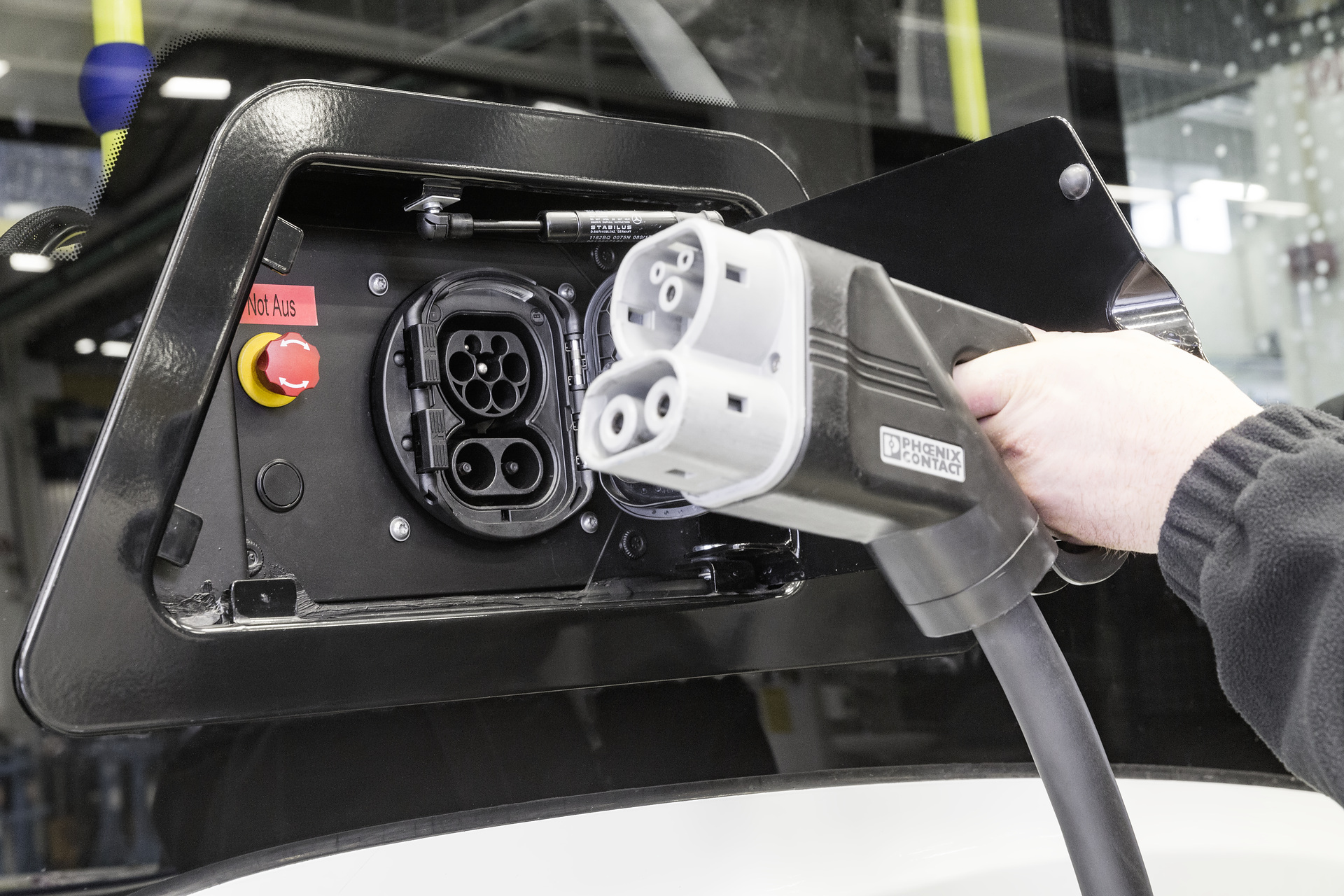 Mercedes-Benz Citaro mit vollelektrischem Antrieb, Exterieur, 2 x elektrischer Radnabenmotor, 2 x 125 kW, 2 x 485 Nm, Sommererprobung 2017, Spanien Mercedes-Benz Citaro mit vollelektrischem Antrieb