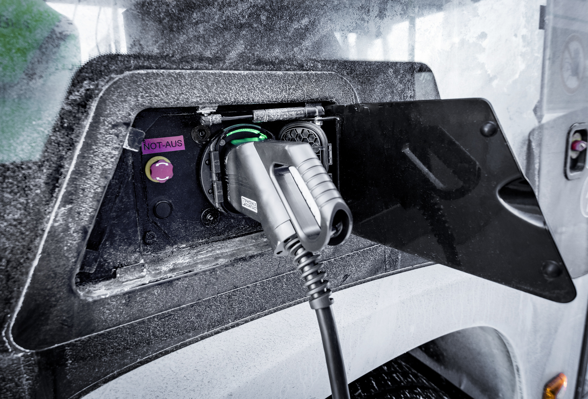 Mercedes-Benz Citaro mit vollelektrischem Antrieb, Details, 2 x elektrischer Radnabenmotor, 2 x 125 kW, 2 x 485 Nm, Wintererprobung 2018, Finnland Mercedes-Benz Citaro mit vollelektrischem Antrieb