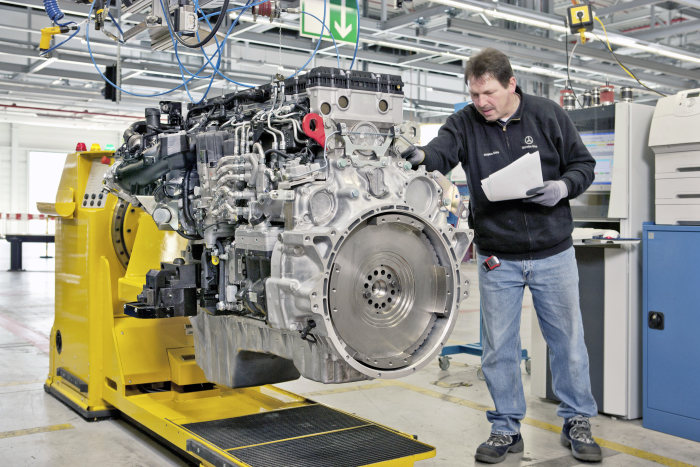 Produktionsjubiläum: Eine Million Weltmotoren für Daimler Trucks