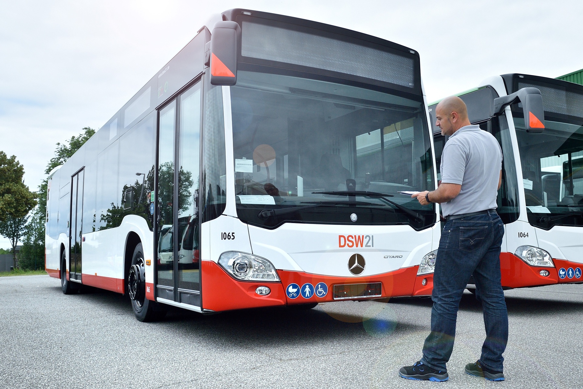 Letzter Check vor der Überführung nach Dortmund. Ab 6. Juli 2018 werden die 13 Mercedes-Benz Citaro die DSW21-Linien verstärken. Bestseller von Daimler Buses: Dortmunder Stadtwerke verjüngen Stadtbuslinien mit dem Mercedes-Benz Citaro