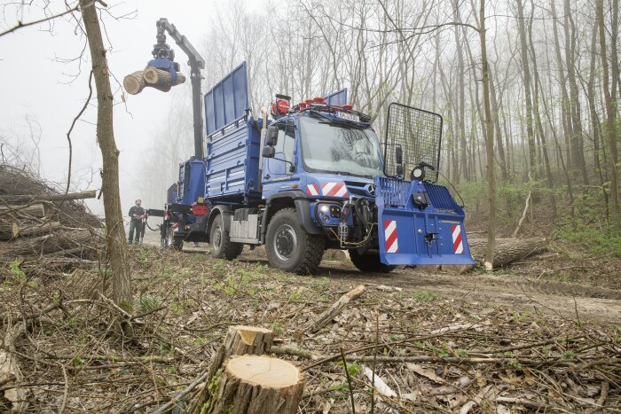 Mercedes-Benz Unimog und FUSO Canter im GaLaBau