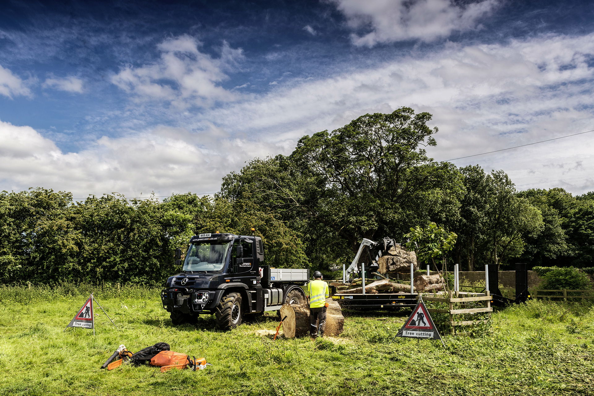 Mercedes-Benz Unimog U430 Greenworx Wirtschaftliche Umweltpflege mit Unimog U 430