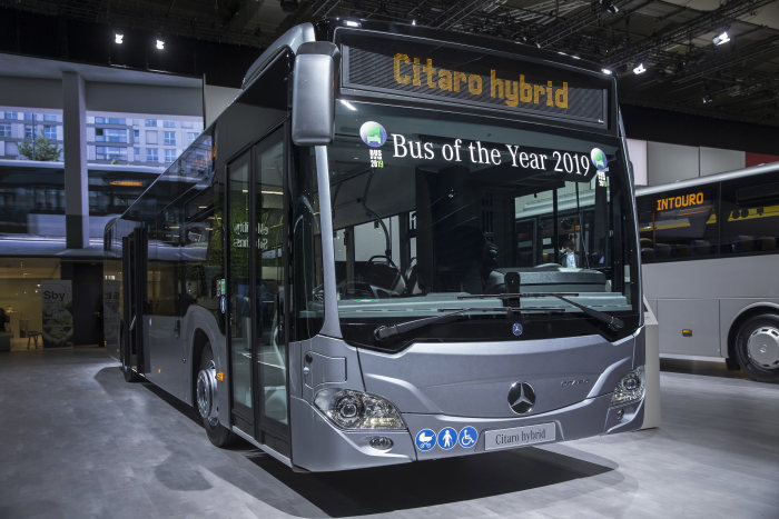 Mercedes Benz Stadtbus: Mercedes Benz Citaro hybrid ist “Bus of the Year 2019”