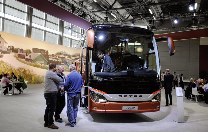 Besucher aus 18 Nationen bei der Setra Show