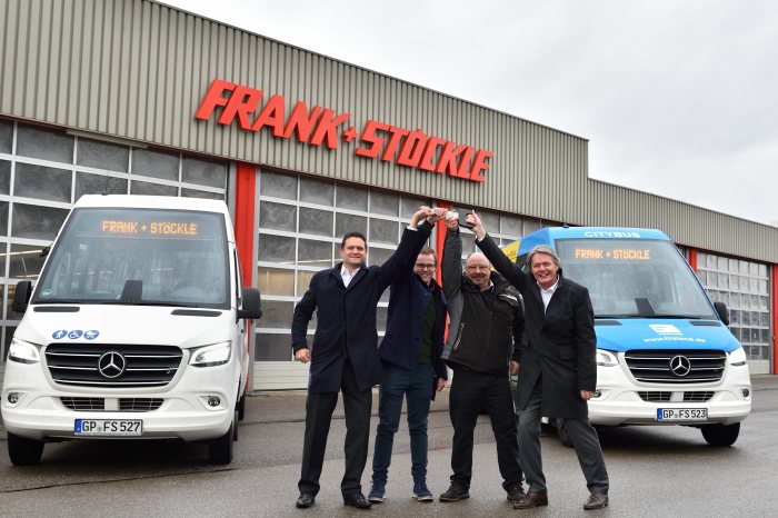 Minibus Sprinter City 75: Premiere on Germany's roads: the first Sprinter City 75 from the latest generation hits the road