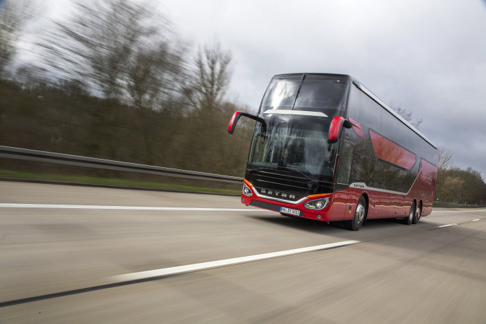 Setra S 531 DT double-decker: "Test Drive Northeast Europe"