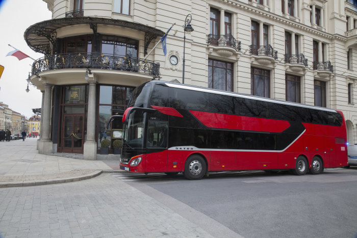 Setra S 531 DT double-decker: "Test Drive Northeast Europe"