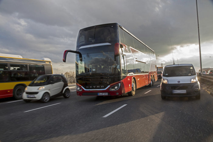 Setra S 531 DT double-decker: "Test Drive Northeast Europe"