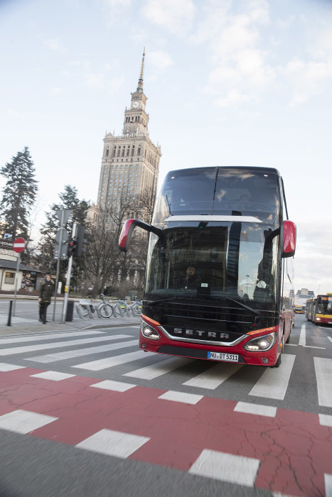 Setra S 531 DT double-decker: "Test Drive Northeast Europe"