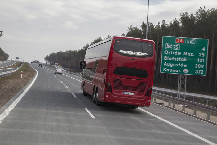 Setra S 531 DT double-decker: "Test Drive Northeast Europe"