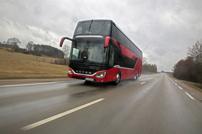 Setra S 531 DT double-decker: "Test Drive Northeast Europe"