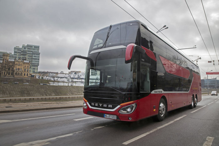 Setra S 531 DT double-decker: "Test Drive Northeast Europe"