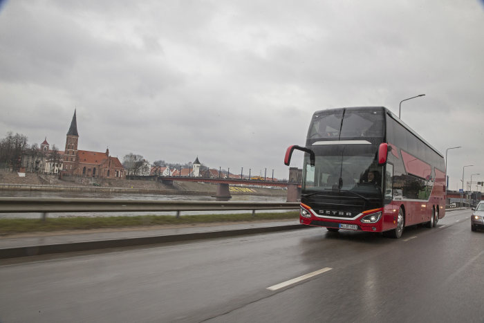 Setra S 531 DT double-decker: "Test Drive Northeast Europe"