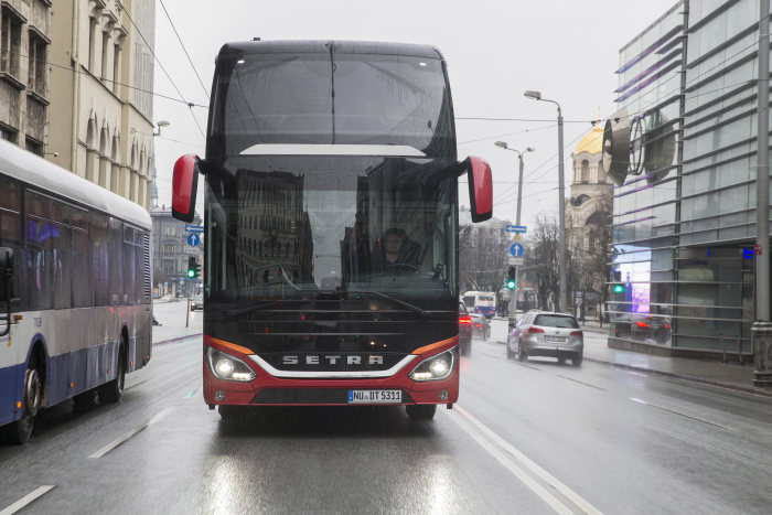 Setra S 531 DT double-decker: "Test Drive Northeast Europe"