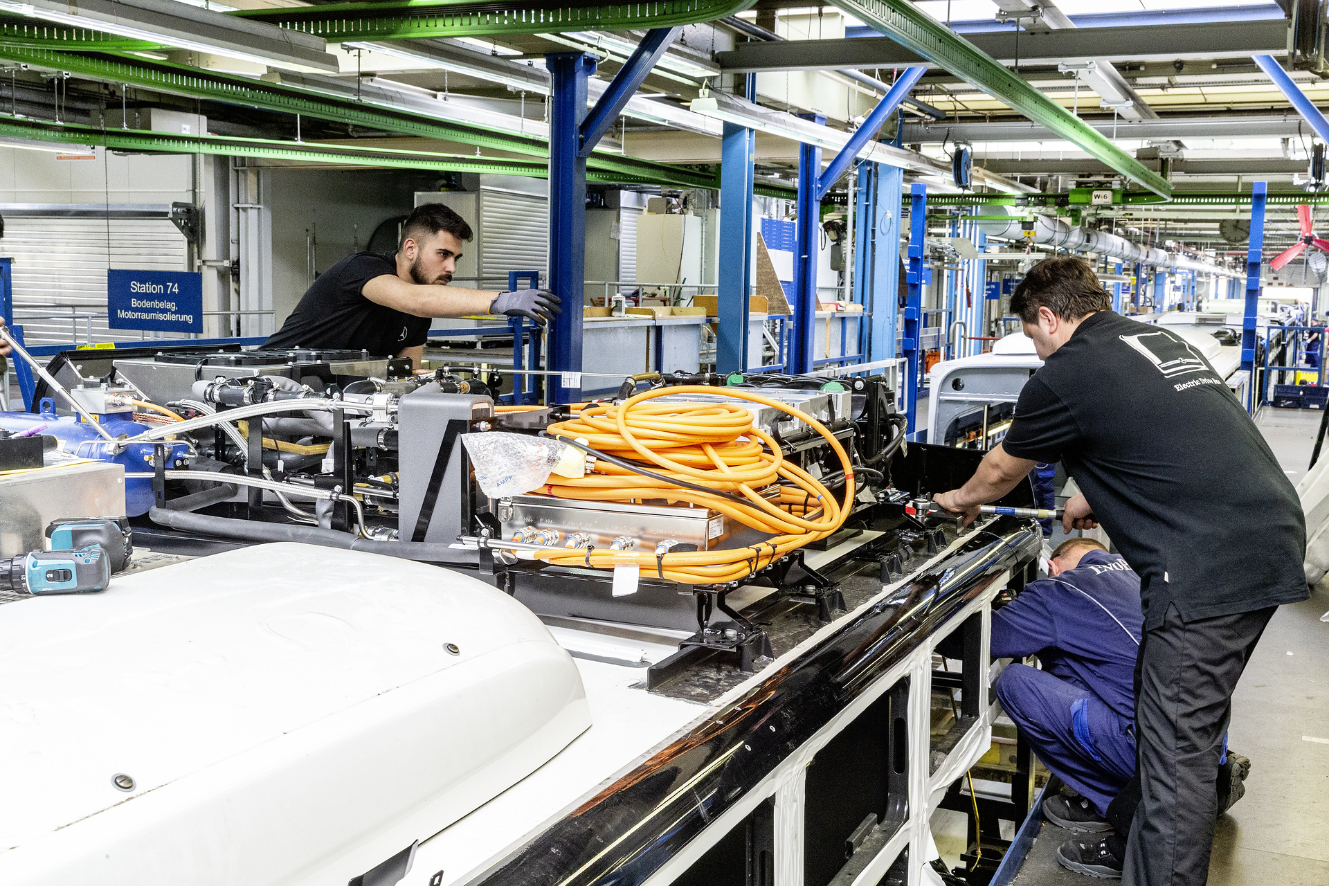 eCitaro production, Daimler AG/EvoBus Werk Mannheim
