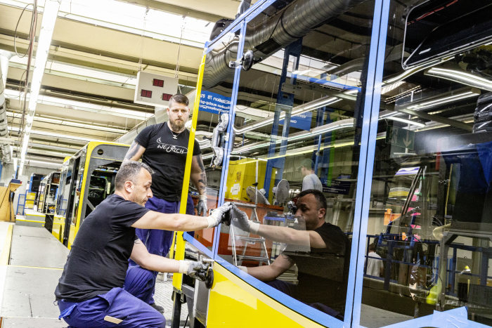 eCitaro Produktion, Daimler AG/EvoBus Werk Mannheim