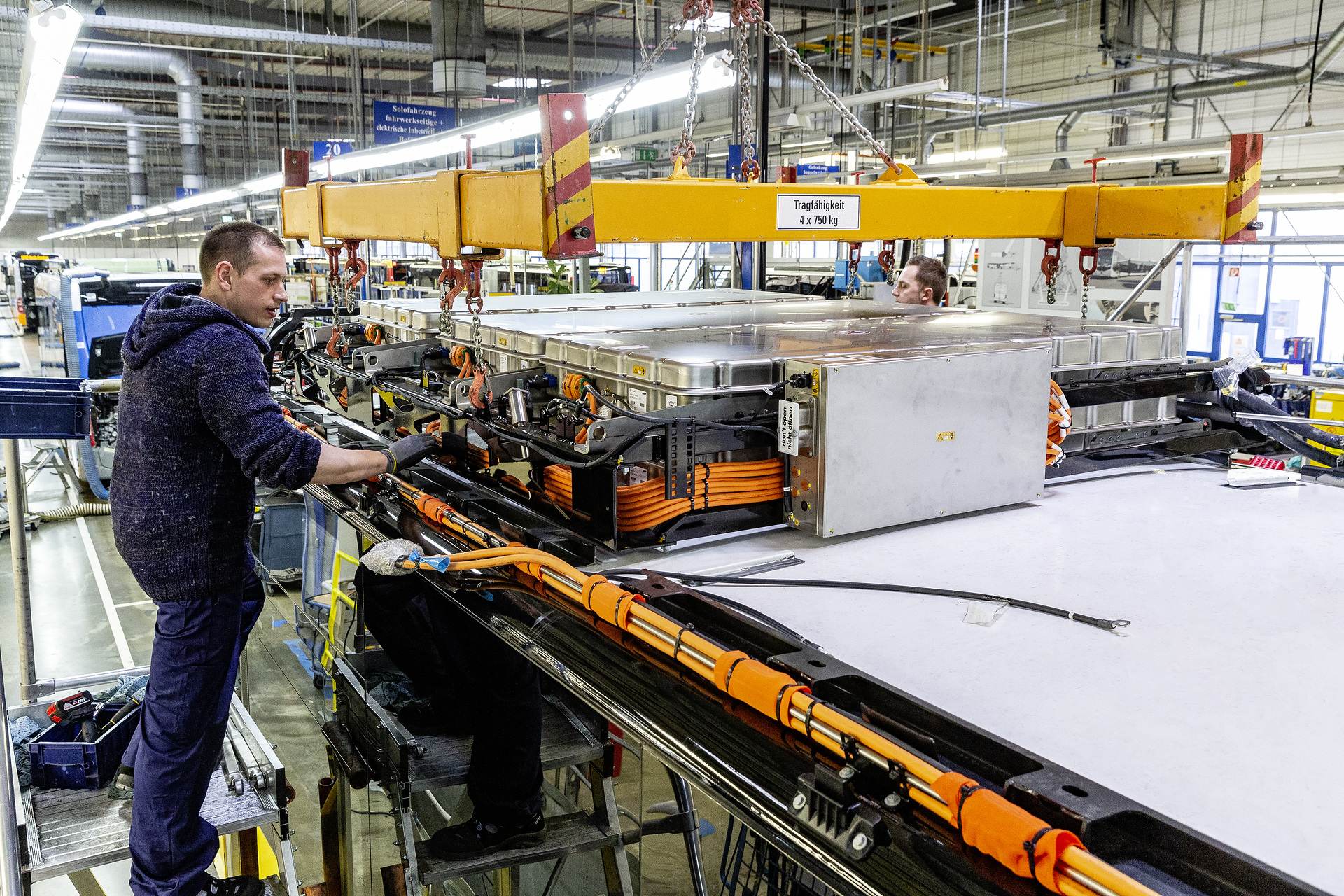 eCitaro production, Daimler AG/EvoBus Werk Mannheim