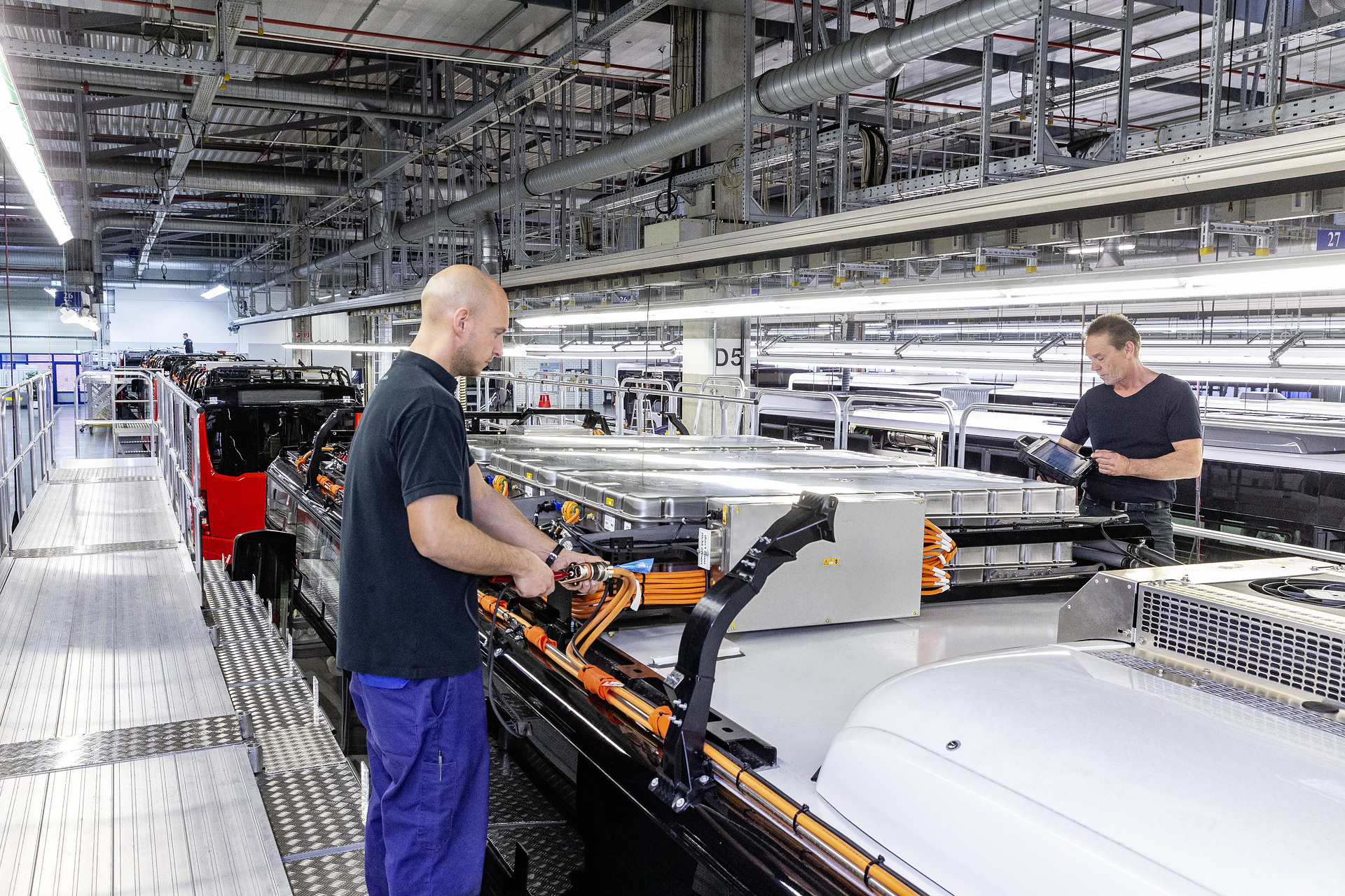 eCitaro Produktion, Daimler AG/EvoBus Werk Mannheim