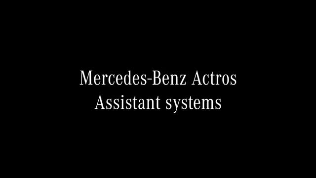 Footage new Mercedes-Benz Actros – Assistance Systems