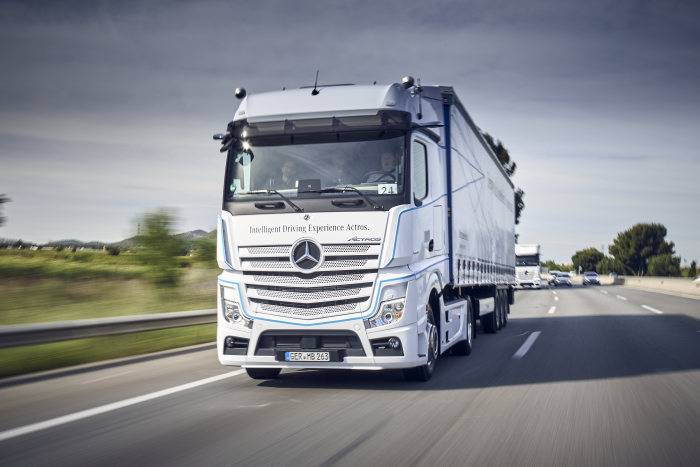 Fahrvorstellung neuer Actros - JXperience Barcelona 2019