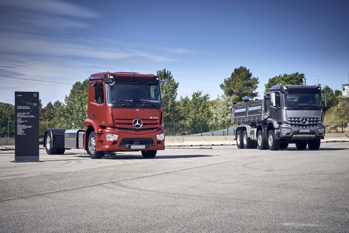 Fahrvorstellung neuer Actros - JXperience Barcelona 2019