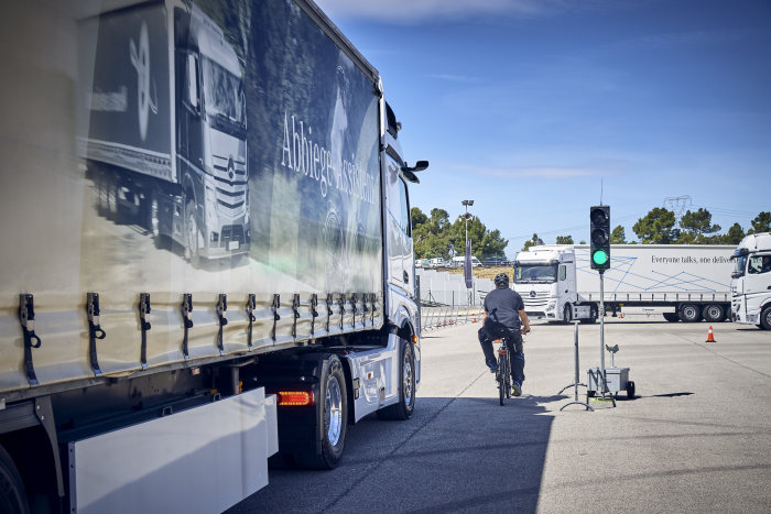 Fahrvorstellung neuer Actros - JXperience Barcelona 2019