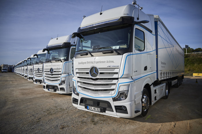 Fahrvorstellung neuer Actros - JXperience Barcelona 2019