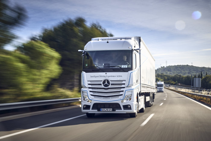 Fahrvorstellung neuer Actros - JXperience Barcelona 2019